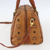 Secondhand MCM Visetos logogramme Handbag Canvas and