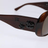 Secondhand Chanel Camélia sunglasses Brown Plastic Accessories