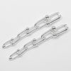 Tiffany & Co. HardWear Graduated Link Earrings Sterling Silver