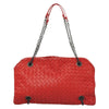 Secondhand Bottega Veneta Intrecciato Red Leather Bags