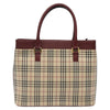 Secondhand Burberry Nova Check Tote Canvas and