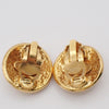 Secondhand Chanel Vintage Round CC Clip-On Earrings