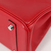Hermes Birkin Handbag Red Epsom with Palladium Hardware