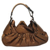 Secondhand Burberry Warrior Hobo Gold Leather Accessories