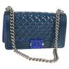 Secondhand Chanel Boy Flap Bag Quilted Plexiglass Patent