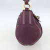 Secondhand Bvlgari Chandra Satchel Purple Leather Bags