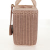 Secondhand Prada Comic Basket Bag Wicker with Applique