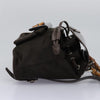 Secondhand Gucci Vintage Bamboo Backpack Nylon and