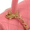 Chanel Coco Top Handle Bag Quilted Caviar