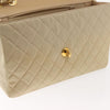 Chanel Vintage Classic Single Flap Bag Silk
