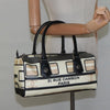 Chanel Le Train Boston Bag Printed Coated Canvas