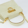 Salvatore Ferragamo Gancini Convertible Top Handle Bag Suede