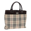 Secondhand Burberry Nova Check Tote Canvas and