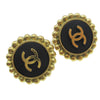 Secondhand Chanel CC Round Earrings