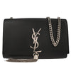 Saint Laurent Classic Monogram Tassel Crossbody Bag Leather