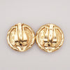 Secondhand Chanel Vintage CC Round Clip-On Earrings