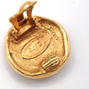 Chanel Vintage Round CC Clip-On Earrings Metal
