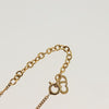 Secondhand Christian Dior CD Pendant Necklace Gold-plated