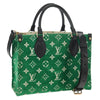Louis Vuitton OnTheGo Tote LV Match Monogram Jacquard Velvet