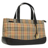 Secondhand Burberry Nova Check Handbag Nova Check Canvas and