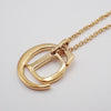 Christian Dior CD Logo necklace Metal
