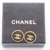 Secondhand Chanel Vintage CC Round Button Clip-On Earrings