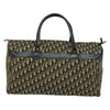 Christian Dior Vintage Trotter Boston Bag Diorissimo Canvas