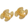 Secondhand Chanel CC Clip-On Earrings Quilted