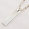 Gucci Logo Bar Double Ball Necklace Silver 925