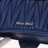 Secondhand Miu Miu Madras Crystal Buckle Shoulder Bag Matelasse