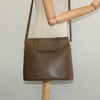 Secondhand Loewe Vintage Handbag Khaki Leather Bags