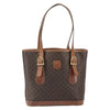 Celine Vintage Macadam Tote bag Canvas and Leather