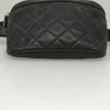 Chanel CC Charm Belt Bag Quilted Caviar
