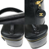 Secondhand Chanel Vanity pouch Black Leather Bags
