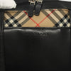 Burberry Nova Check Handbag Leather and Nylon