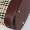 Burberry Nova Check Tote Canvas and Leather