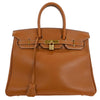 Hermes Birkin Handbag Orange Togo with Palladium Hardware