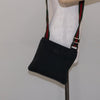 Secondhand Gucci Web Strap Zip Messenger Bag GG