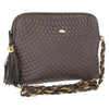 Bally Vintage Chain Shoulder Bag Quilted Leather