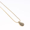 Secondhand Christian Dior CD Pendant Necklace Gold-plated