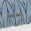 Secondhand Miu Miu Madras Chain Clutch Matelasse Leather with Glitter