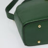 Secondhand Celine Shoulder Bag Green Leather Bags