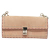 Valentino Garavani Turnlock Chain Shoulder Bag Suede