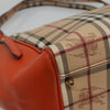 Secondhand Burberry Canterbury Panels Tote Haymarket Coated Canvas and