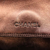 Chanel Vintage Logo Flap Messenger Bag Leather