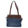 Chanel Vintage CC Tote Denim with Leather