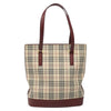 Secondhand Burberry Nova Check Tote Canvas and