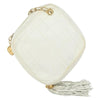 Chanel Vintage Diamond Tassel Crossbody Quilted Lambskin