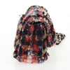 Chanel Charms Classic Single Flap Bag Braided Quilted Tweed