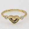 Tiffany & Co. Elsa Peretti Full Heart Ring 18K Yellow Gold with Diamond